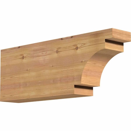 Ekena Millwork Mediterranean Smooth Rafter Tail, Western Red Cedar, 5 1/2"W x 12"H x 32"L RFT06X12X32MED00SWR